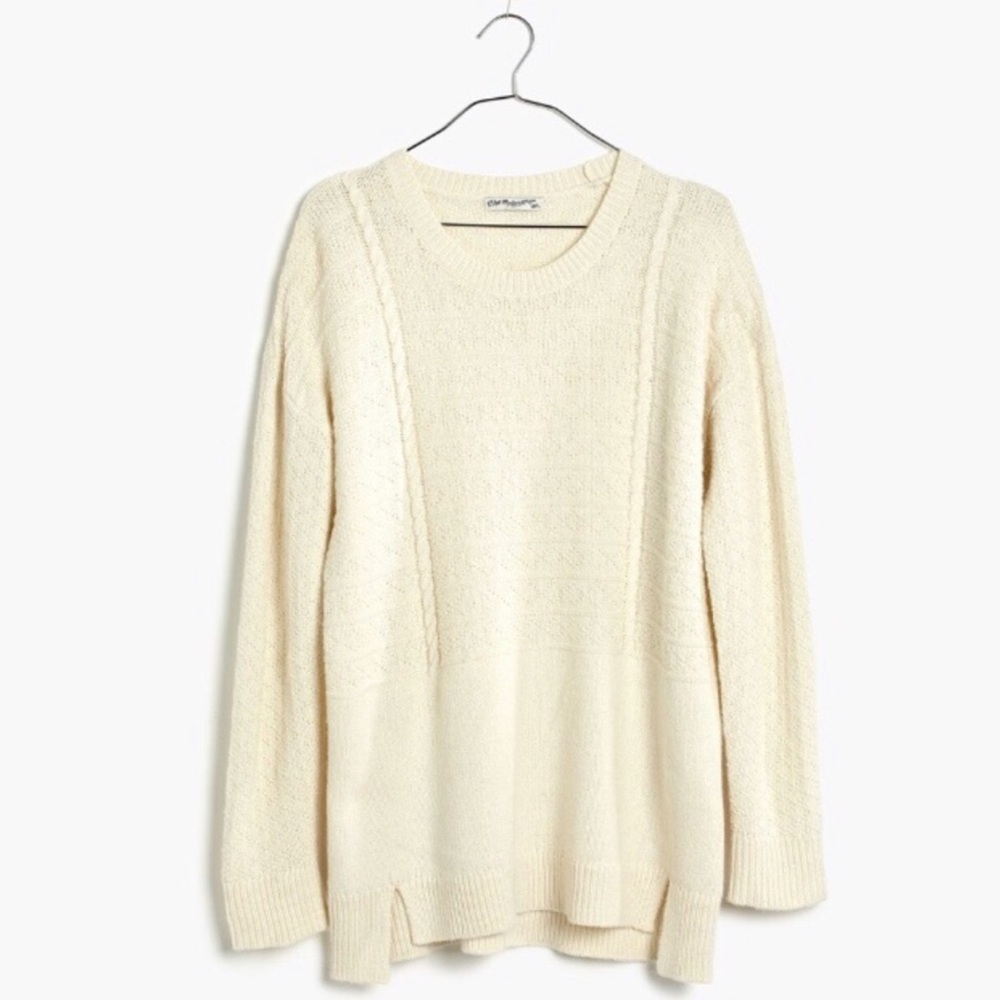 Madewell Texture-Play pullover sweater